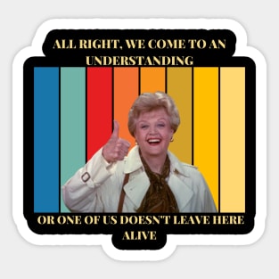 Murder she wrote Sticker